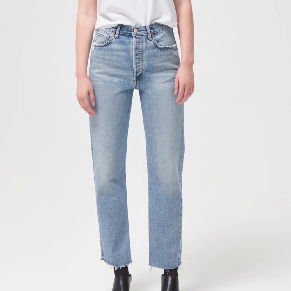 AGOLDE 90'S PINCH WAIST HIGH RISE STRAIGHT